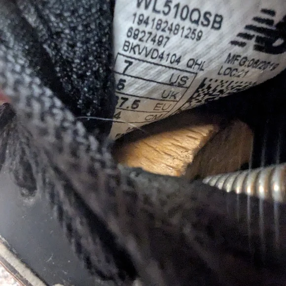 Womens New Balance 510 Athletic Shoes Sz 7 D Wide Isaac Mizrah WL510QSB - Picture 7 of 8